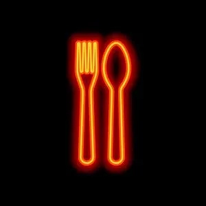 Knife and fork neon sign supplier
