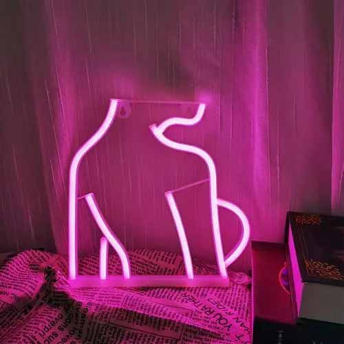 Lady Back LED Neon Sign Supplier
